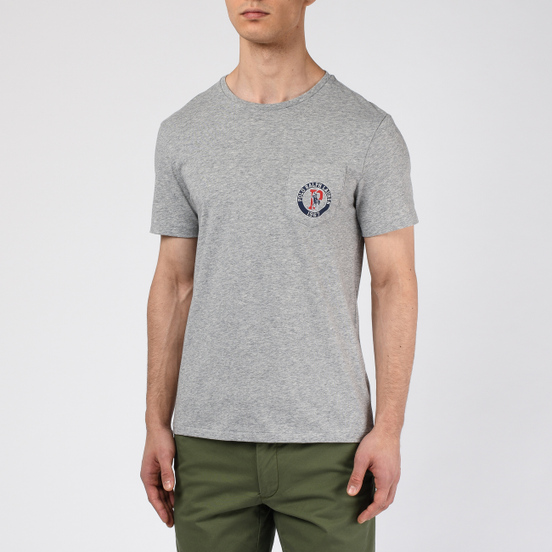 Мужская футболка Polo Ralph Lauren Print Big Pony & P Pocket Andover Heather