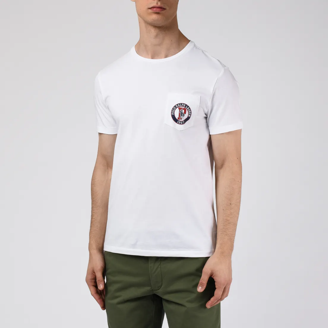 Polo Ralph Lauren Мужская футболка Print Big Pony & P Pocket