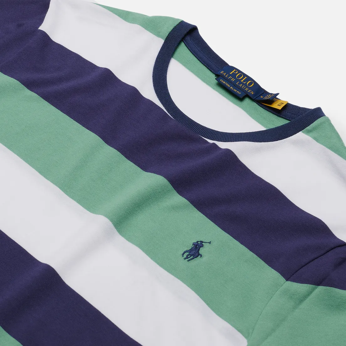 Polo Ralph Lauren Мужская футболка Three Strips Logo Polo Pony