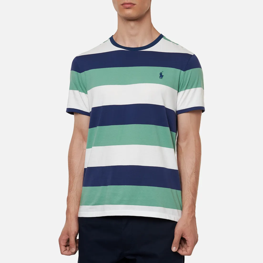 Polo Ralph Lauren Мужская футболка Three Strips Logo Polo Pony