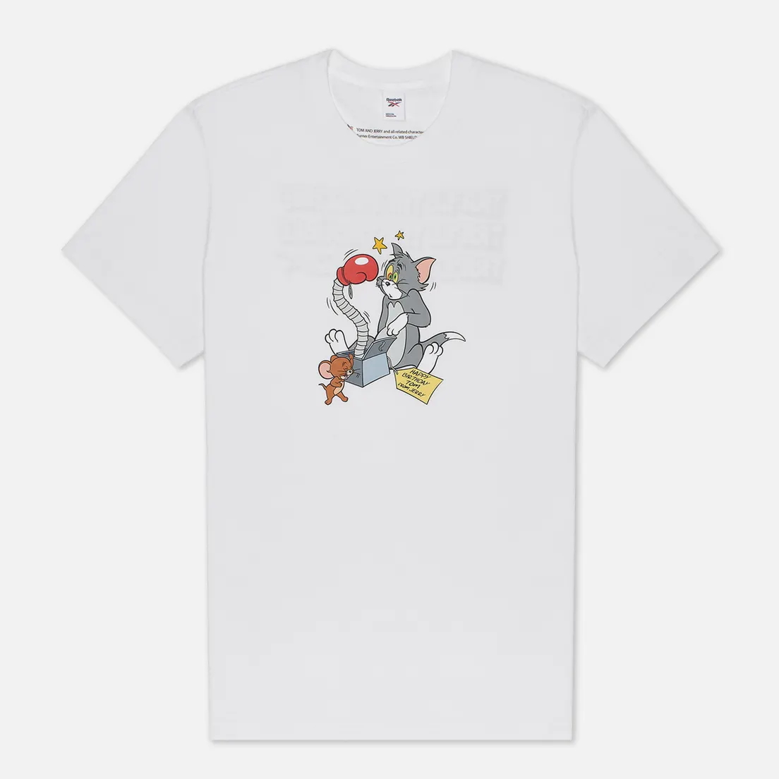 Reebok Мужская футболка x Tom & Jerry Regular Crewneck Big Print