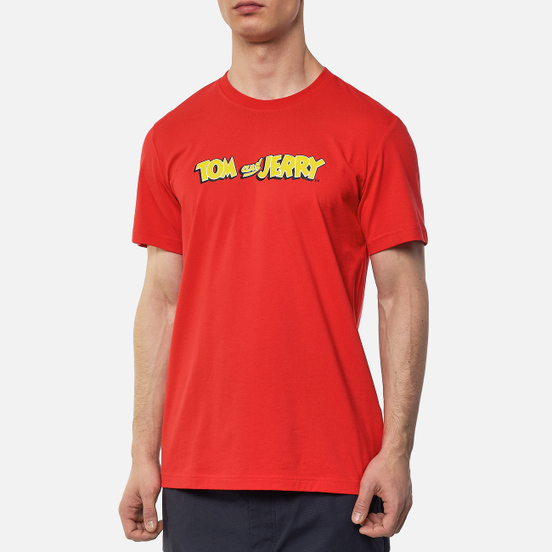 Мужская футболка Reebok x Tom & Jerry Regular Crewneck Motor Red