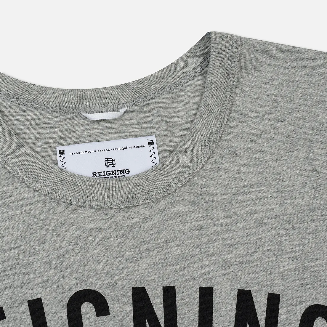 Reigning Champ Мужская футболка Knit Cotton Jersey Gym Logo