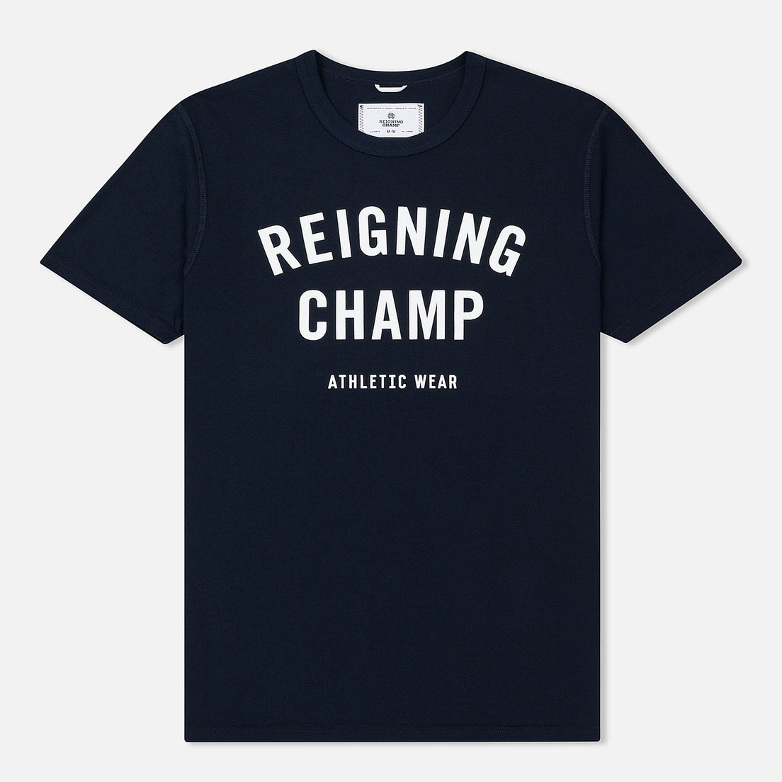 Reigning Champ Мужская футболка Knit Cotton Jersey Gym Logo