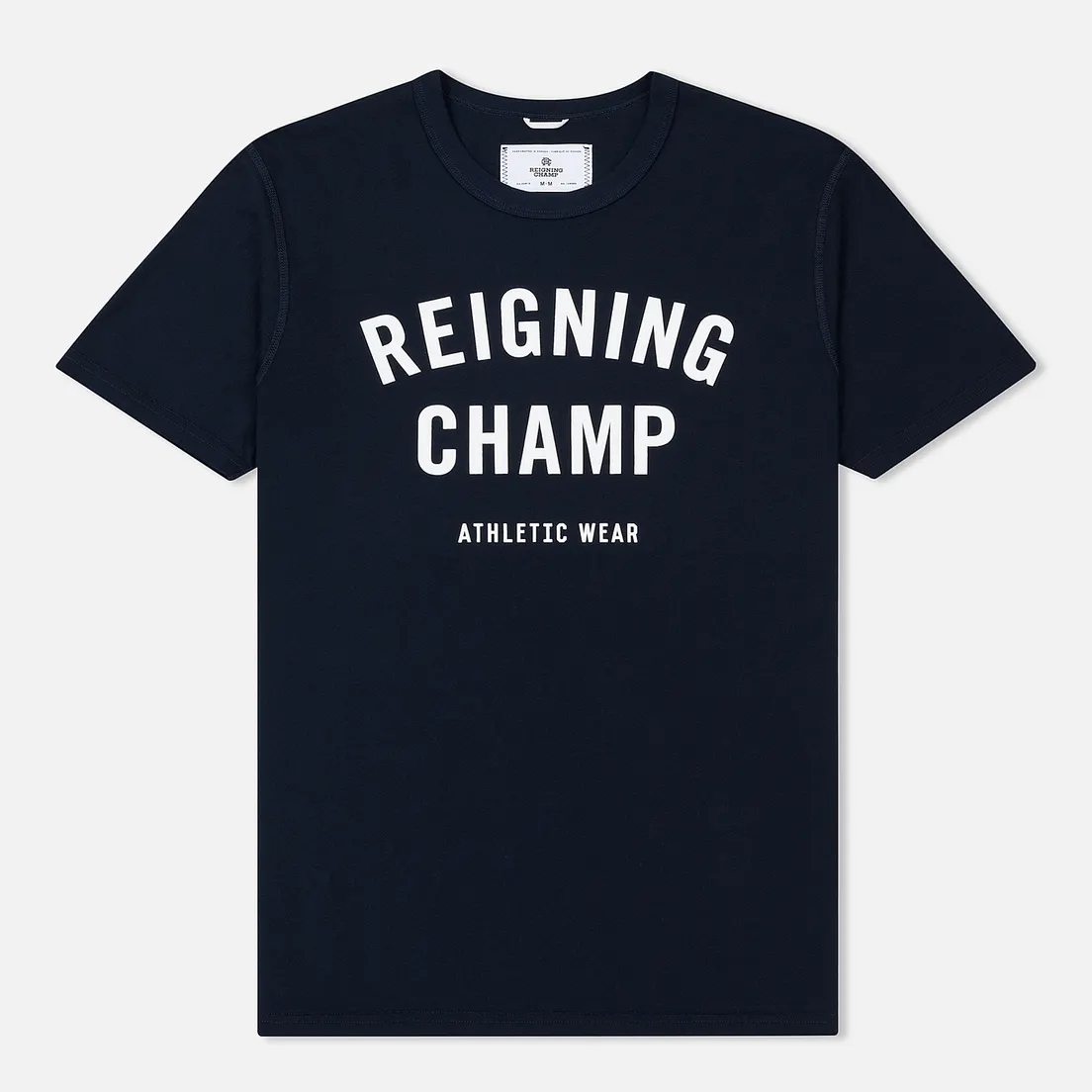 Reigning Champ Мужская футболка Knit Cotton Jersey Gym Logo