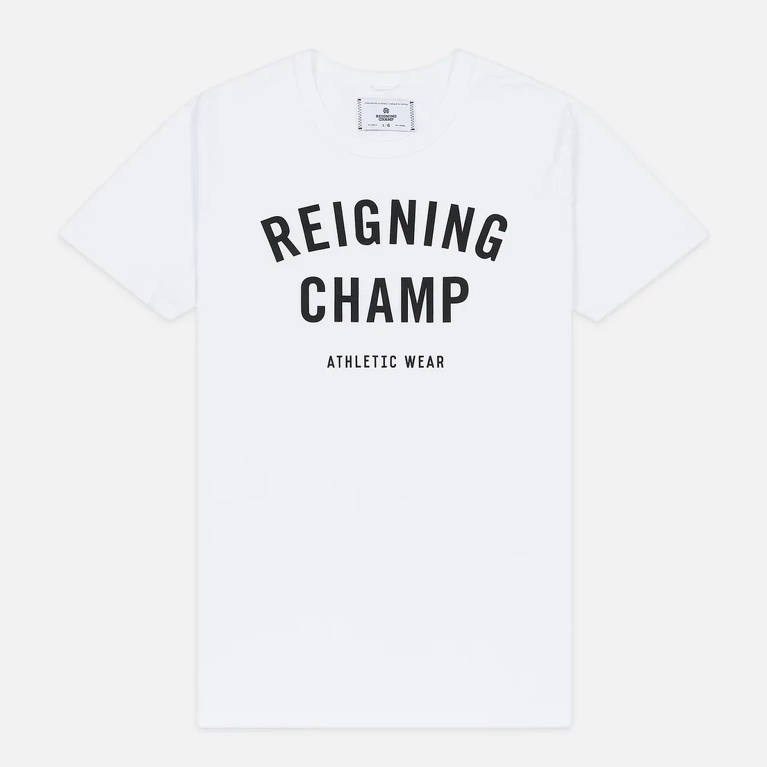 Reigning Champ Мужская футболка Knit Cotton Jersey Gym Logo