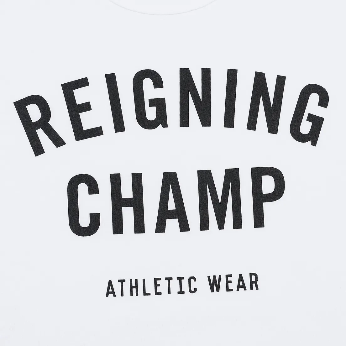 Reigning Champ Мужская футболка Knit Cotton Jersey Gym Logo