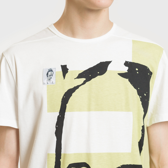 Мужская футболка Rick Owens DRKSHDW Graphic Print 2 Milk/Dark Lime