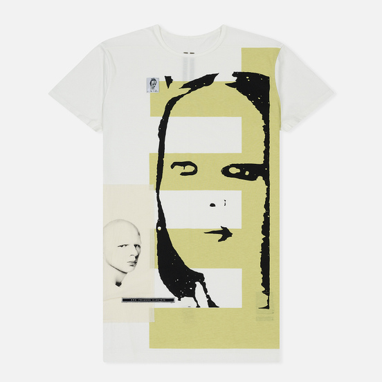 Мужская футболка Rick Owens DRKSHDW Graphic Print 2 Milk/Dark Lime