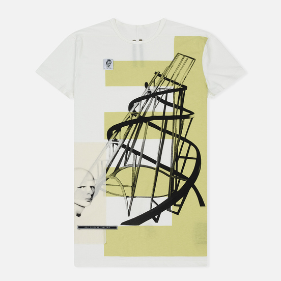 Мужская футболка Rick Owens DRKSHDW Graphic Print 3 Milk/Dark Lime