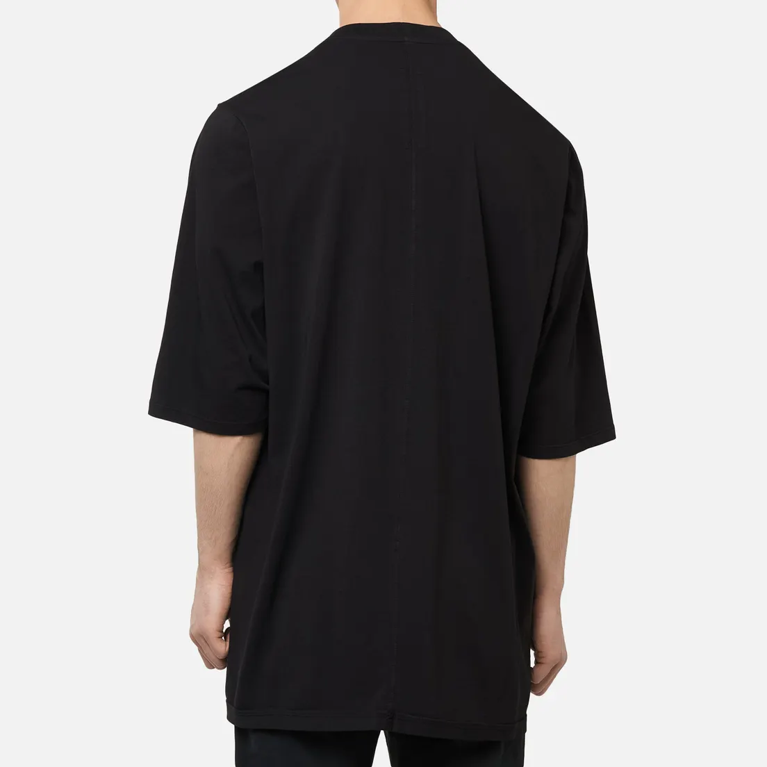 Rick Owens DRKSHDW Мужская футболка Tecuatl Aztec Mask Jumbo Oversized Fit