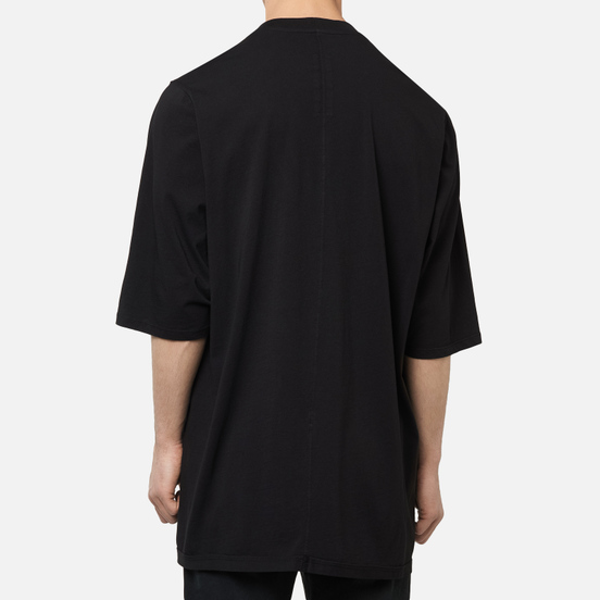 Мужская футболка Rick Owens DRKSHDW Tecuatl Aztec Mask Jumbo Oversized Fit Black/Pearl