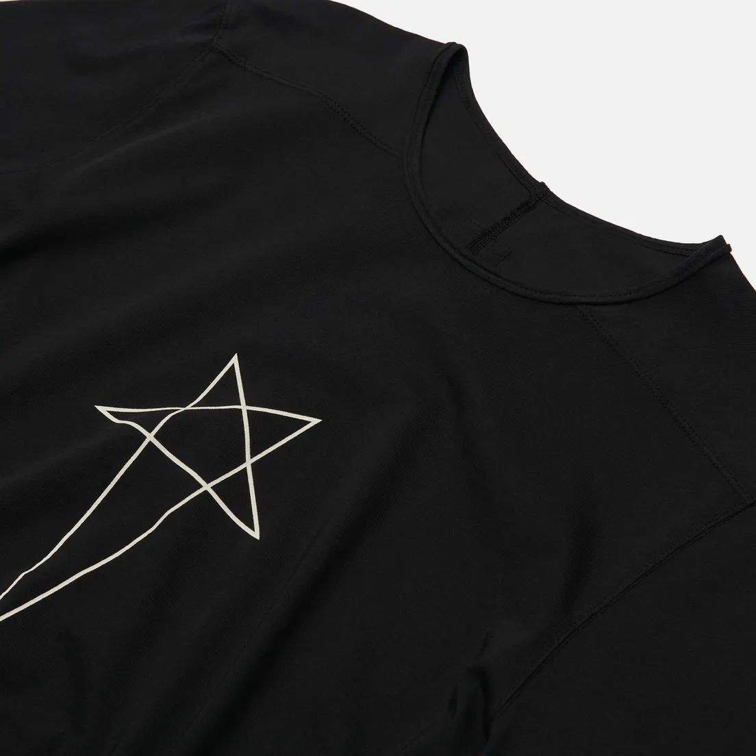 Rick Owens DRKSHDW Мужская футболка Tecuatl Pentagram Level