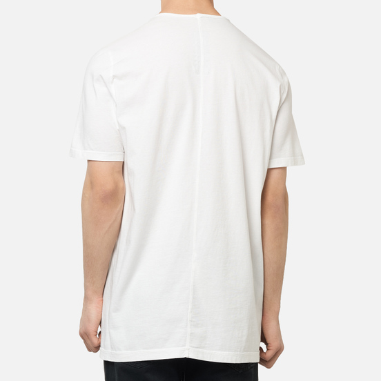 Мужская футболка Rick Owens DRKSHDW Tecuatl Pentagram Level Chalk White/Black