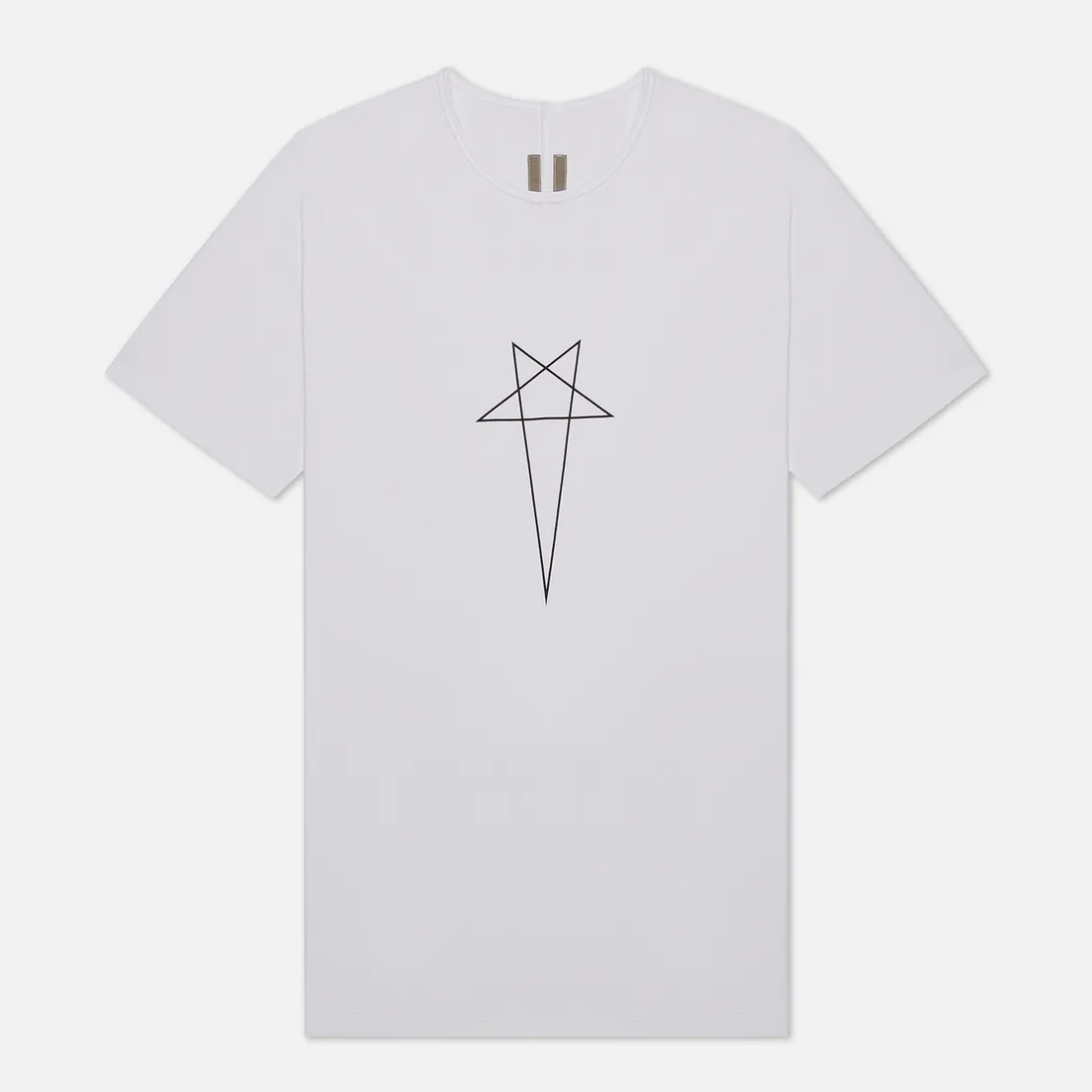 Rick Owens DRKSHDW Мужская футболка Tecuatl Pentagram Level