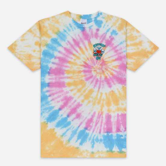 Мужская футболка RIPNDIP Alien Nerm Gold Rainbow Wash