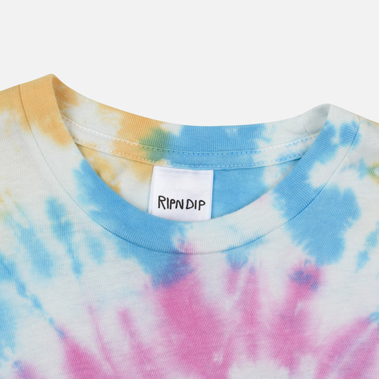 Мужская футболка RIPNDIP Alien Nerm Gold Rainbow Wash