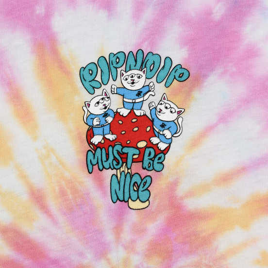 Мужская футболка RIPNDIP Alien Nerm Gold Rainbow Wash