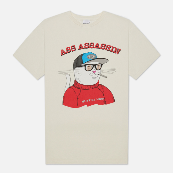 Мужская футболка RIPNDIP Ass Assasin Vintage White