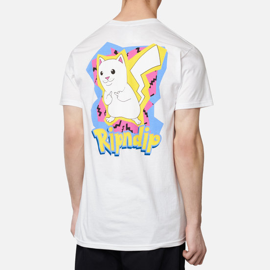 Мужская футболка RIPNDIP Catch Em All White