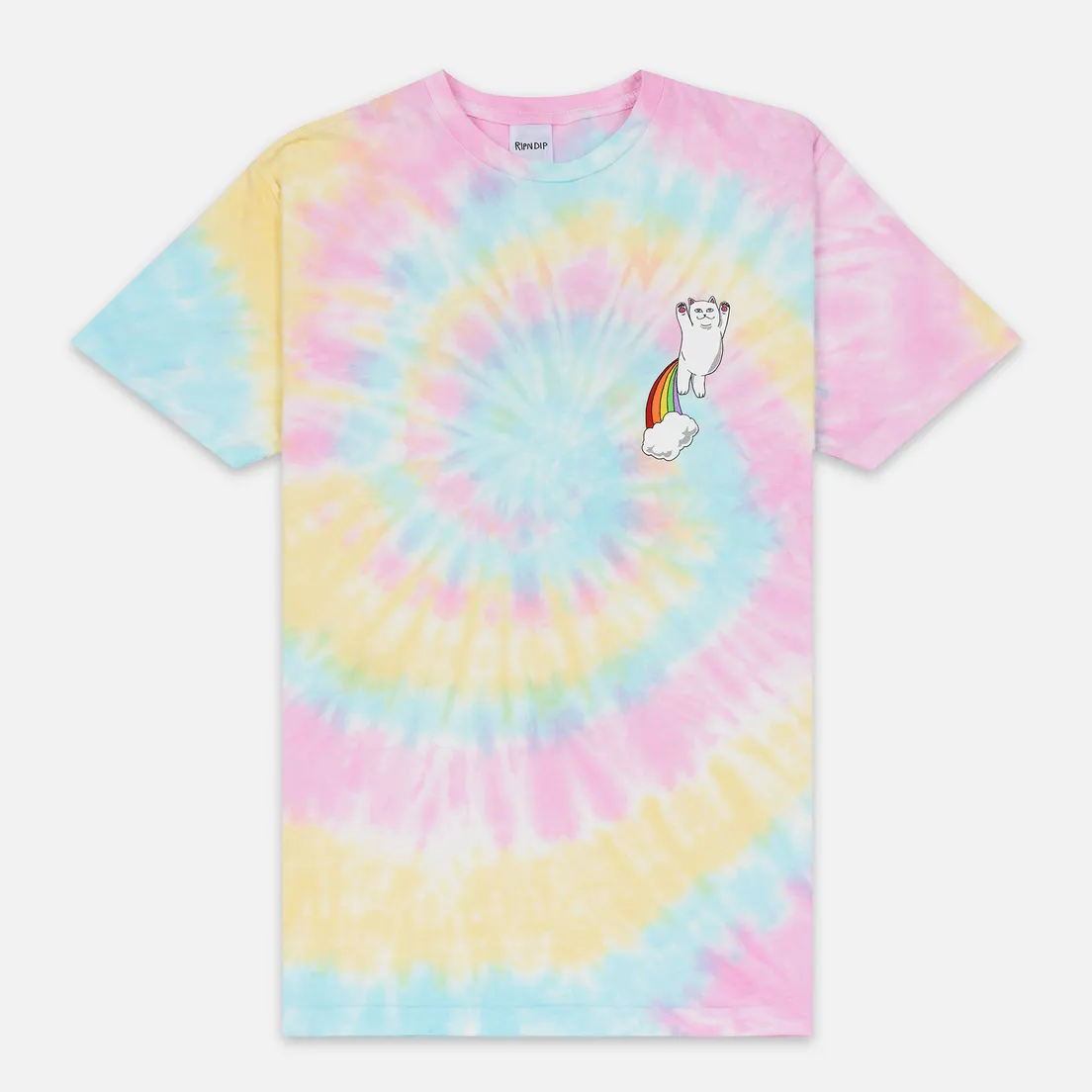 RIPNDIP Мужская футболка Double Nerm Rainbow