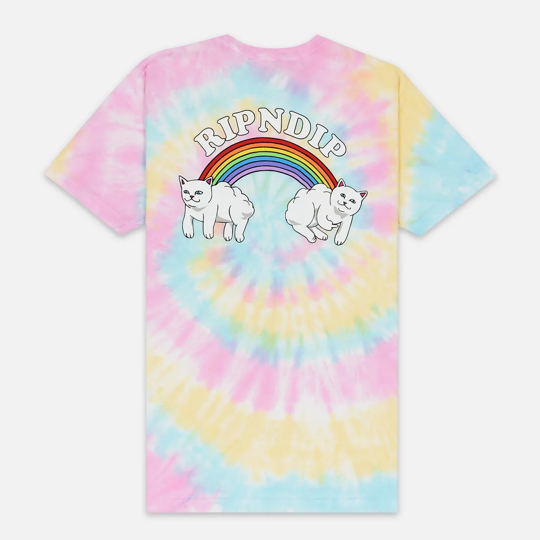 RIPNDIP Мужская футболка Double Nerm Rainbow