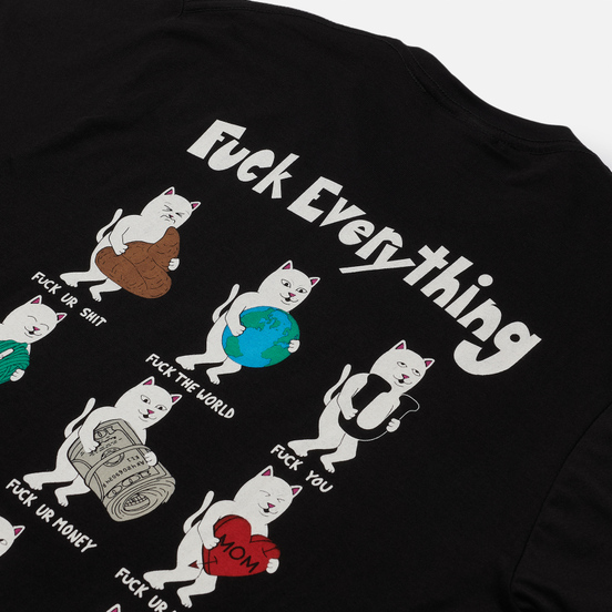 Мужская футболка RIPNDIP Fuck Everything Black