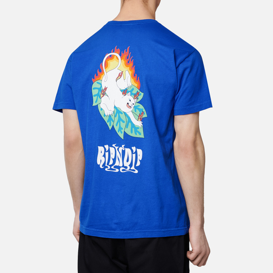 Мужская футболка RIPNDIP Fuego Royal Blue