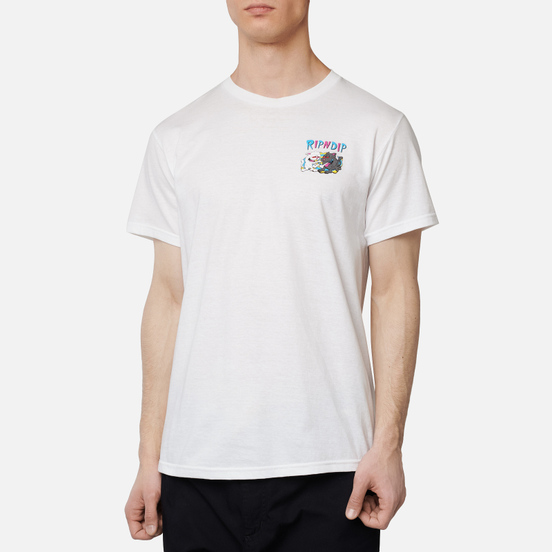 Мужская футболка RIPNDIP Hash Bros White