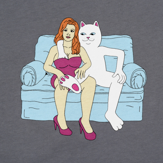 Мужская футболка RIPNDIP Inside Activities Grey Reactive Ink