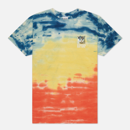 Мужская футболка RIPNDIP Masterpiece Orange/Blue Tie Dye