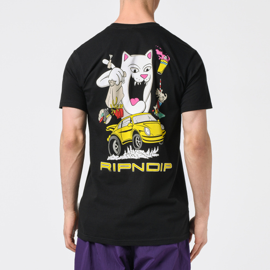Мужская футболка RIPNDIP Open Roads Black