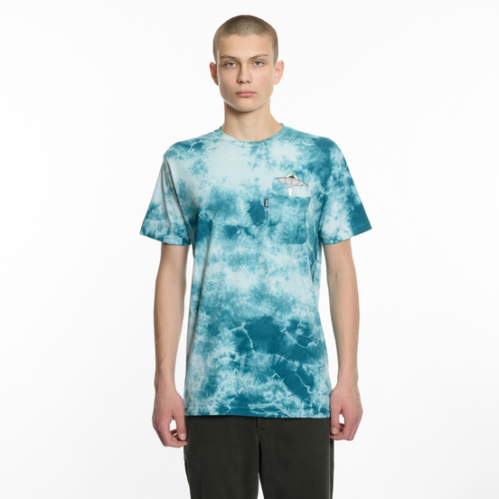 Мужская футболка RIPNDIP Probe Aqua Tie Dye