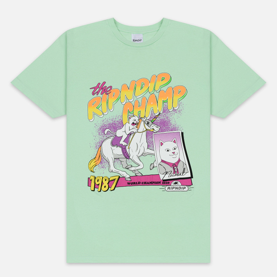 Мужская футболка RIPNDIP Riding Champ Light Mint