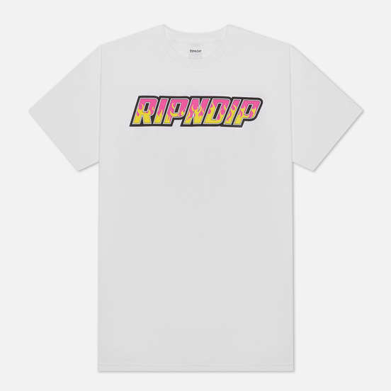 Мужская футболка RIPNDIP RIPNDIP Racing White