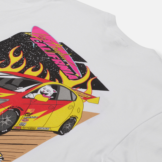 Мужская футболка RIPNDIP RIPNDIP Racing White