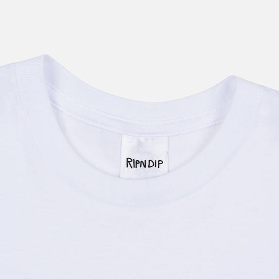 Мужская футболка RIPNDIP School Bus White