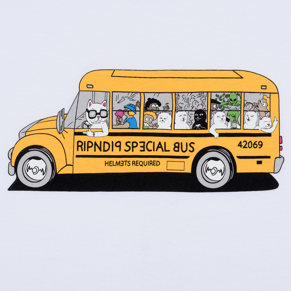RIPNDIP Мужская футболка School Bus