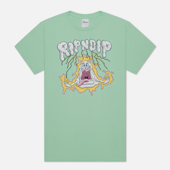 Мужская футболка RIPNDIP Shocked Mint Mineral Wash