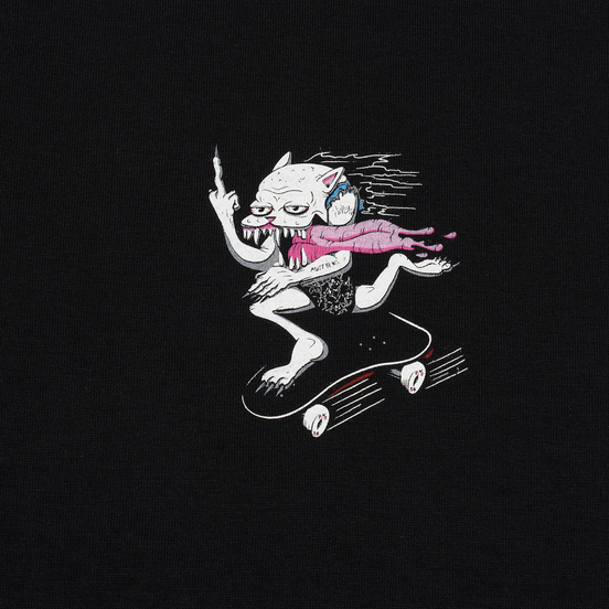 Мужская футболка RIPNDIP Skate Nerm Black
