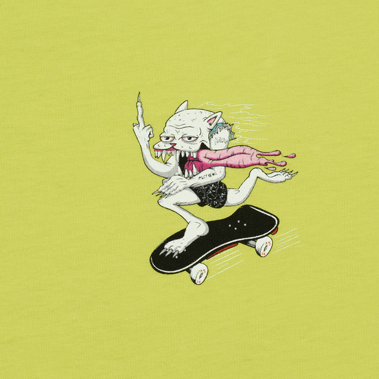 Мужская футболка RIPNDIP Skate Nerm Safety Green