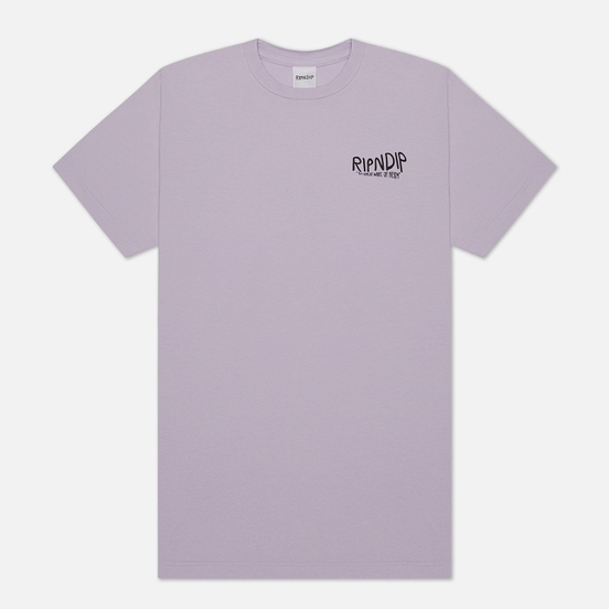 Мужская футболка RIPNDIP The Great Wave Of Nerm Lavender