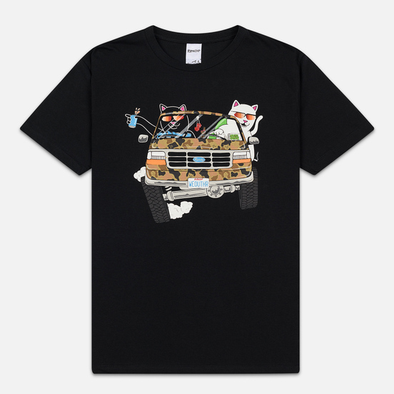 Мужская футболка RIPNDIP The Whole Gang Black