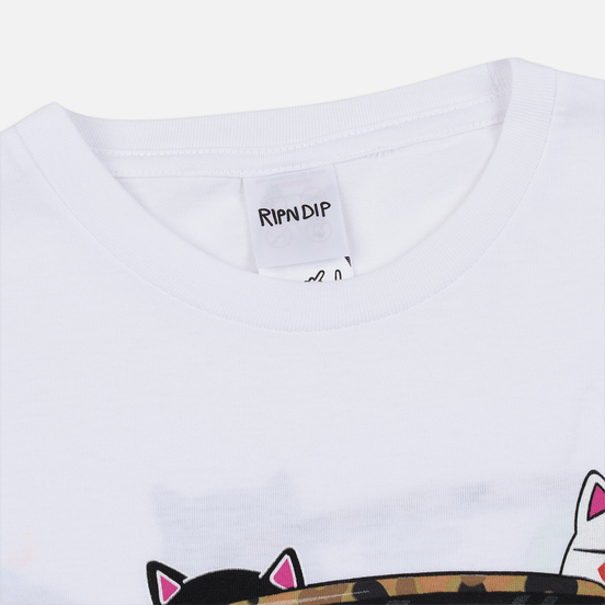 Мужская футболка RIPNDIP The Whole Gang White