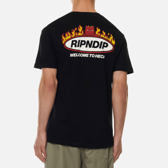Мужская футболка RIPNDIP Welcome To Heck Black