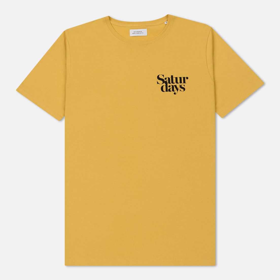 Saturdays Surf NYC Мужская футболка Miller Black Chest S/S