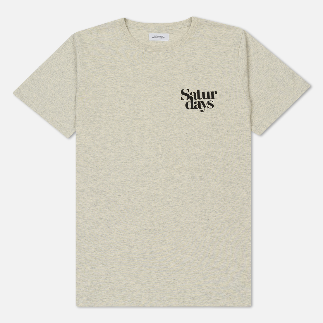 Saturdays Surf NYC Мужская футболка Miller Black Chest S/S