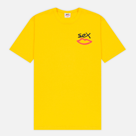Мужская футболка Sex skateboards Sex Mini Logo Yellow