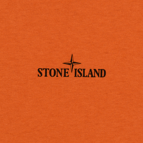 Мужская футболка Stone Island 7115 Graphic One Orange