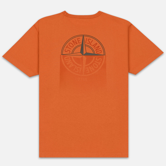 Мужская футболка Stone Island 7115 Graphic One Orange